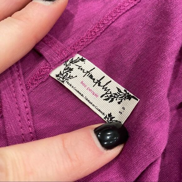 NWOT Free People Strappy T back Camisole Tank Top shirt small - Picture 7 of 7